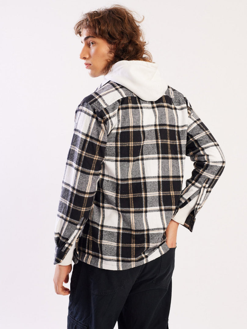 Relaxed Fit Plaid Shacket