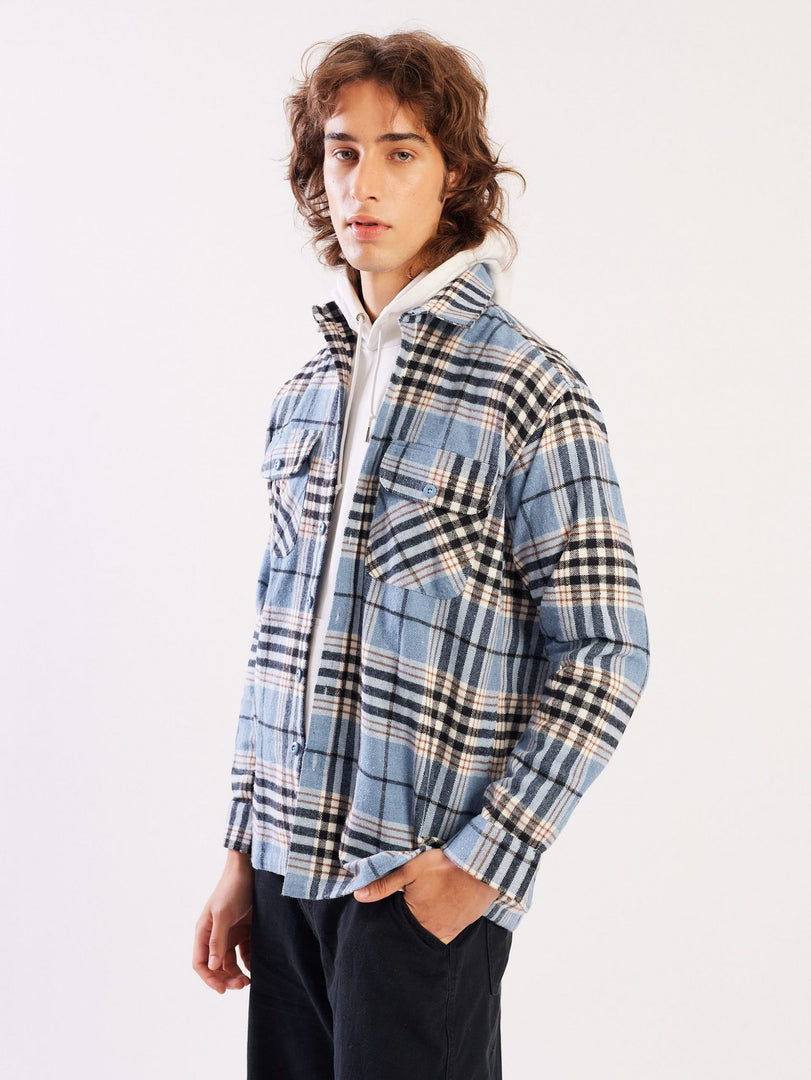 Relaxed Fit Plaid Shacket