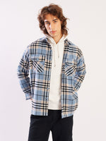 Load image into Gallery viewer, Relaxed Fit Plaid Shacket
