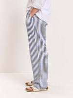 Load image into Gallery viewer, Blue Striped Pull-on Pants
