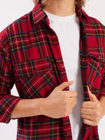 Load image into Gallery viewer, Relaxed Fit Plaid Shacket
