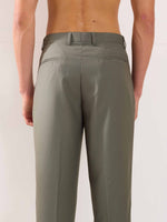 Load image into Gallery viewer, Sage Green Straight Fit Trousers
