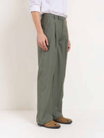 Load image into Gallery viewer, Sage Green Baggy Fit Trousers
