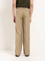 Load image into Gallery viewer, Khaki Baggy Fit Trousers
