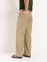 Load image into Gallery viewer, Khaki Baggy Fit Trousers
