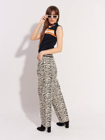 Load image into Gallery viewer, Zebra Patterned Trousers
