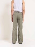 Load image into Gallery viewer, Stone Grey Baggy Fit Trousers
