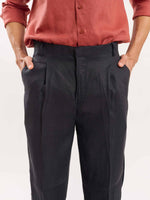 Load image into Gallery viewer, Black Linen Trousers
