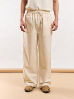 Load image into Gallery viewer, Cream Linen Pull-on Pants
