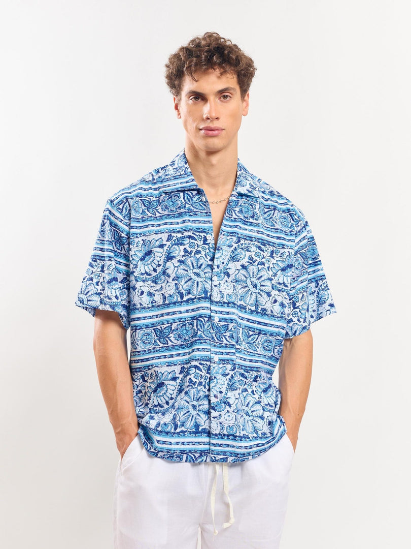 Amalfi Coast printed shirt