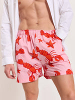 Load image into Gallery viewer, Lobster Printed Poplin Shorts
