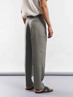 Load image into Gallery viewer, Grey Linen Trousers
