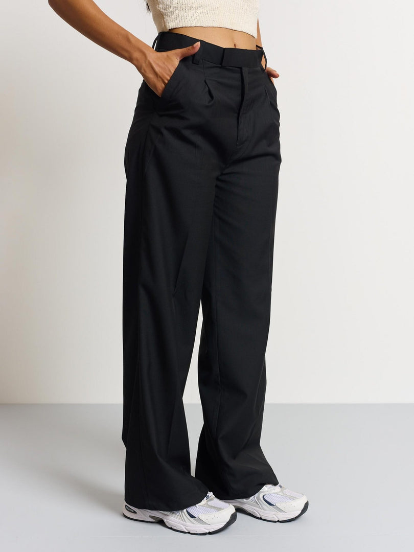 Black Baggy Fit Trousers