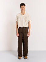 Load image into Gallery viewer, Brown Baggy Pleated Trousers
