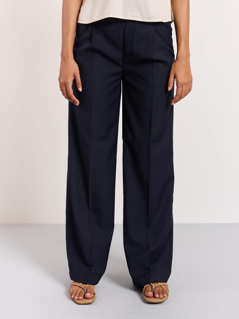 Blue Baggy Fit Trousers