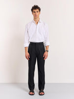 Load image into Gallery viewer, Black Pinstriped Trouser
