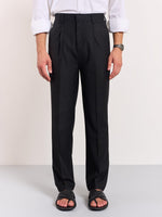 Load image into Gallery viewer, Black Pinstriped Trouser
