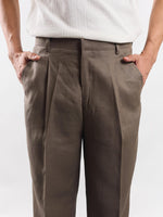 Load image into Gallery viewer, Taupe Linen Trousers
