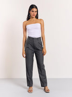 Load image into Gallery viewer, Grey Pinstriped Trouser
