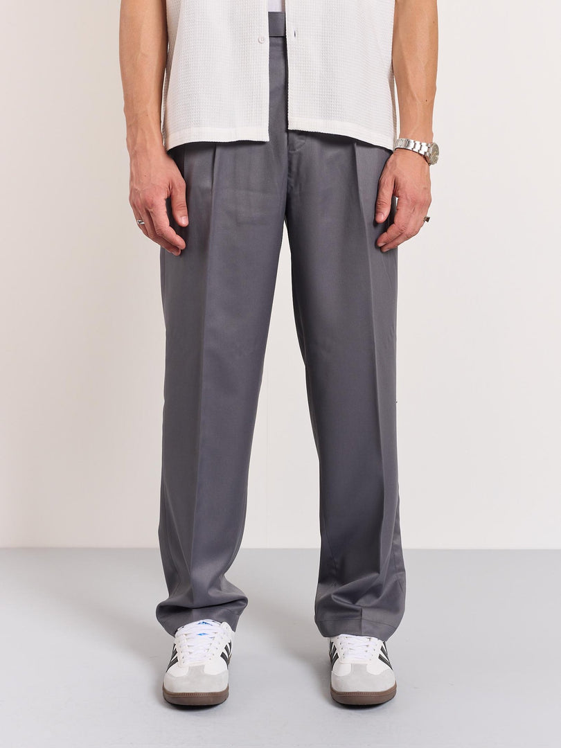 Grey Tailored Trousers