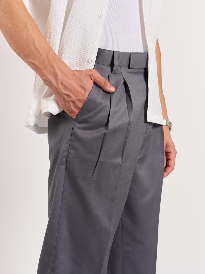 Grey Tailored Trousers