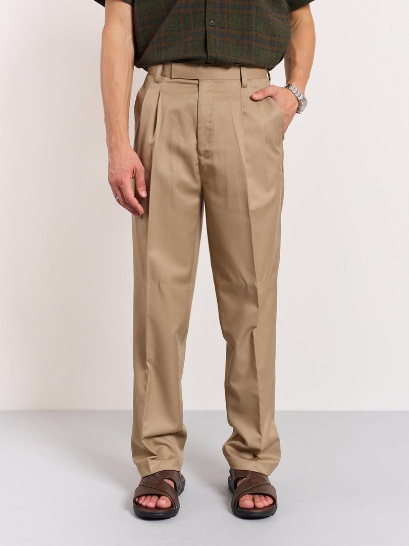 Khaki Tailored Trousers