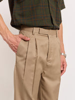 Load image into Gallery viewer, Khaki Tailored Trousers
