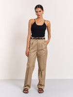 Load image into Gallery viewer, Khaki Tailored Trousers
