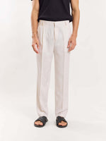 Load image into Gallery viewer, Cream Linen Trousers
