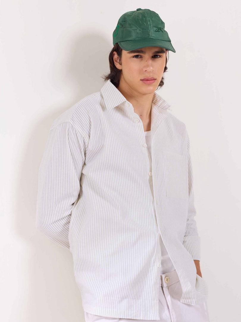 Pista Striped Holiday Shirt