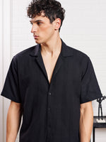 Load image into Gallery viewer, Black Patterned Shirt
