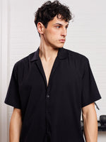 Load image into Gallery viewer, Black Textured Shirt
