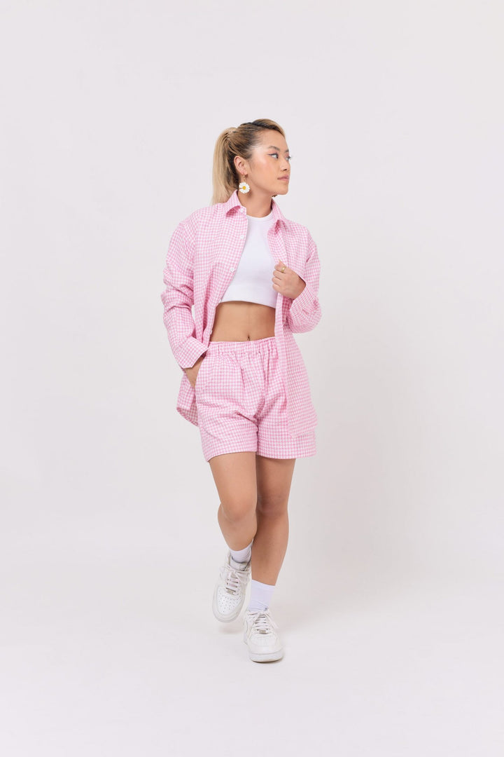 Pink Patterned Co-ord Set