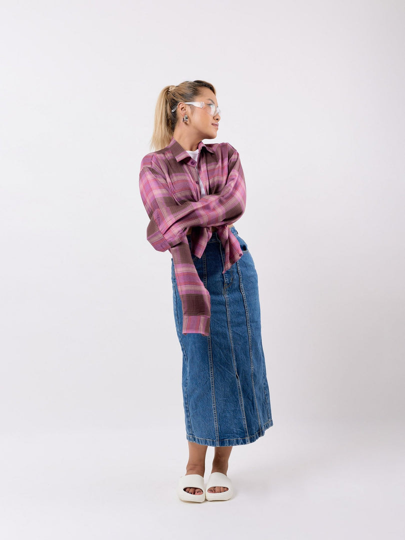 Relaxed Fit Checked Shirt