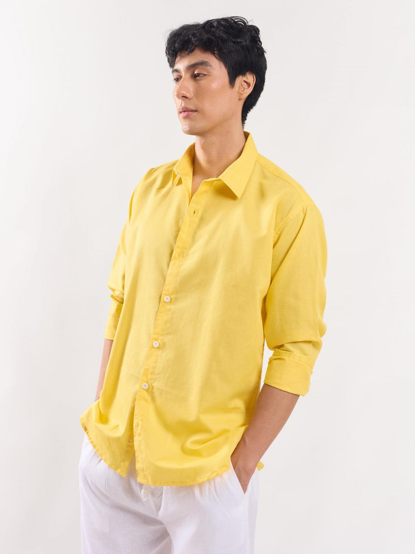 Yellow Linen Shirt