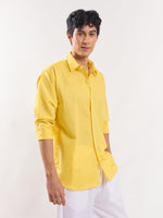 Load image into Gallery viewer, Yellow Linen Shirt
