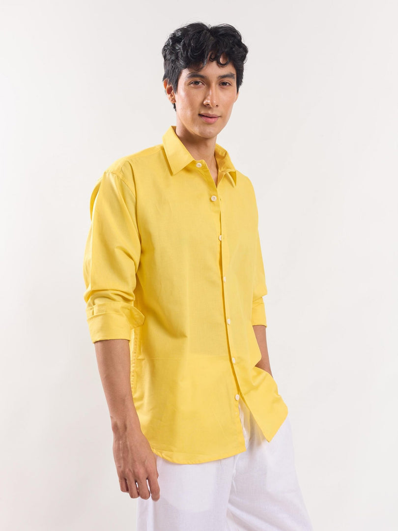 Yellow Linen Shirt