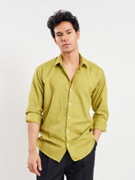 Load image into Gallery viewer, Relaxed Fit Linen-Blend Shirt
