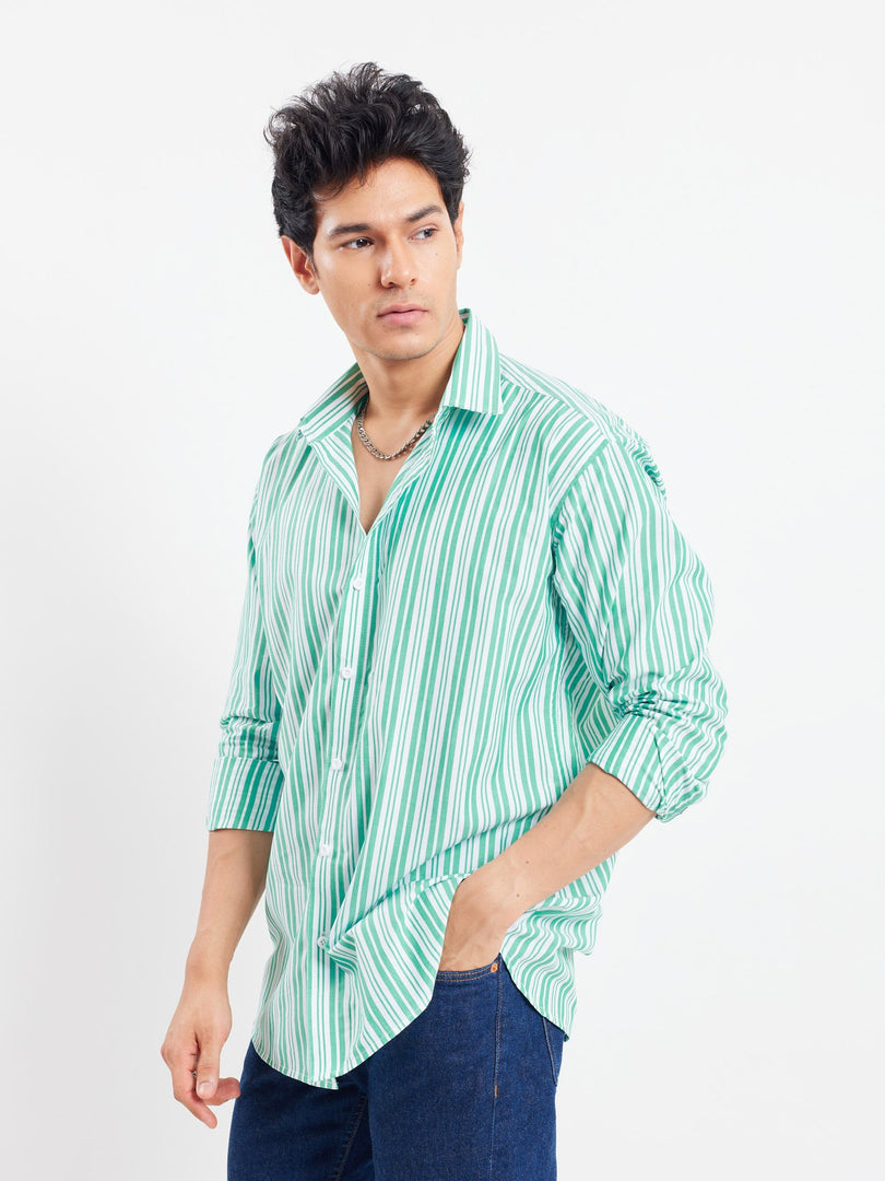 Relaxed Fit Striped Shirt