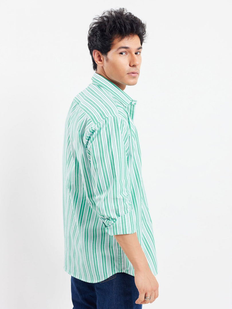 Relaxed Fit Striped Shirt