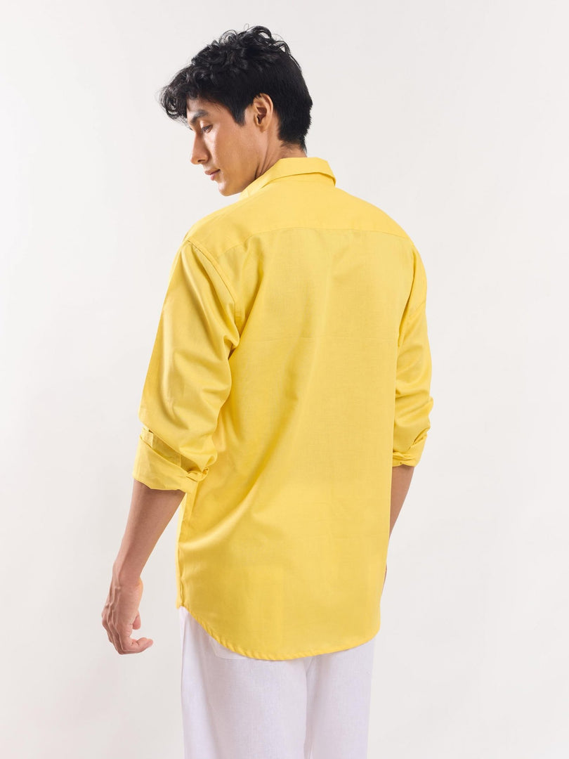 Yellow Linen Shirt