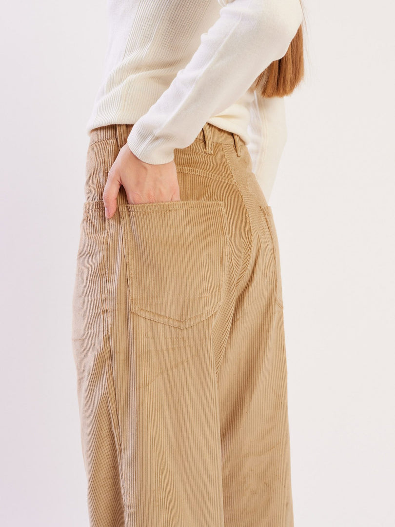 Loose Fit Corduroy Trousers