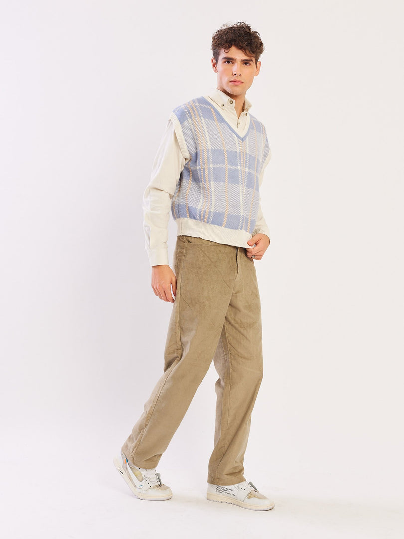 Loose Fit Corduroy Trousers