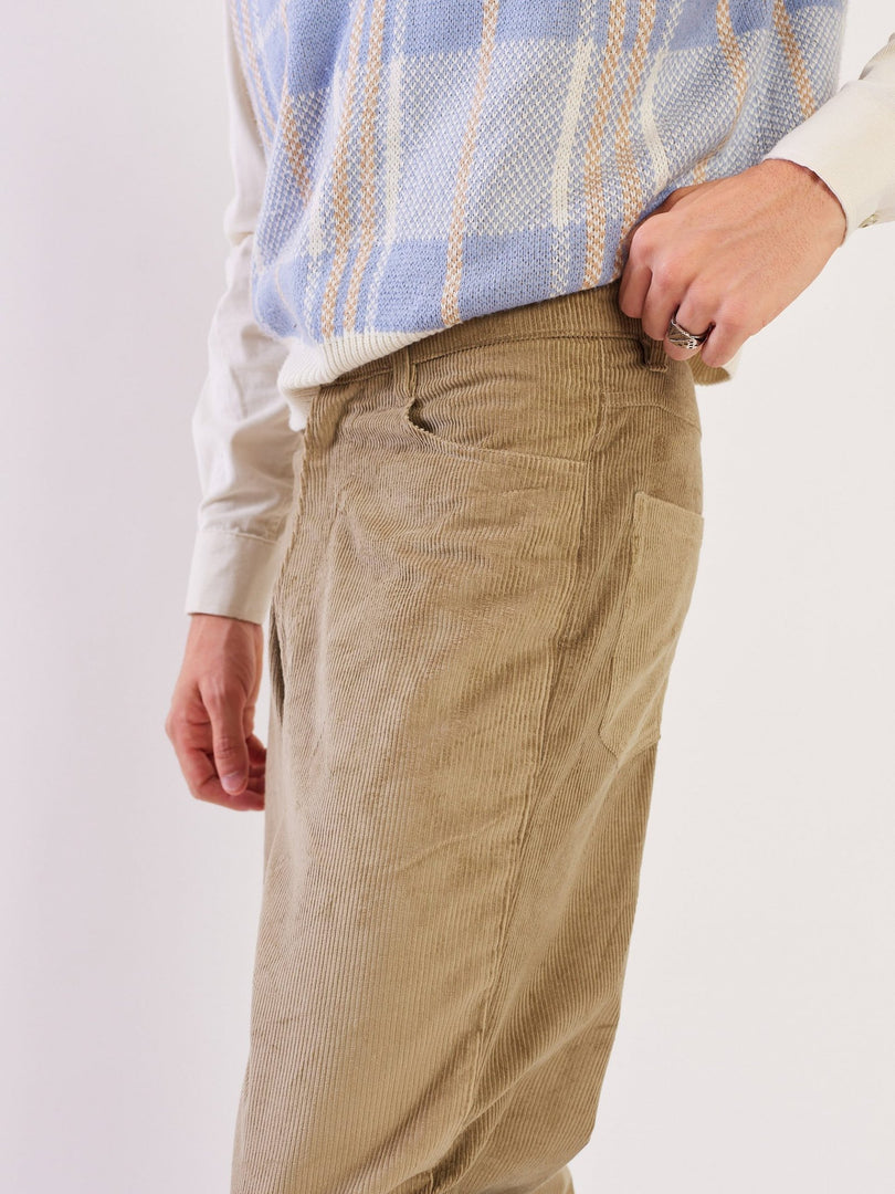 Loose Fit Corduroy Trousers