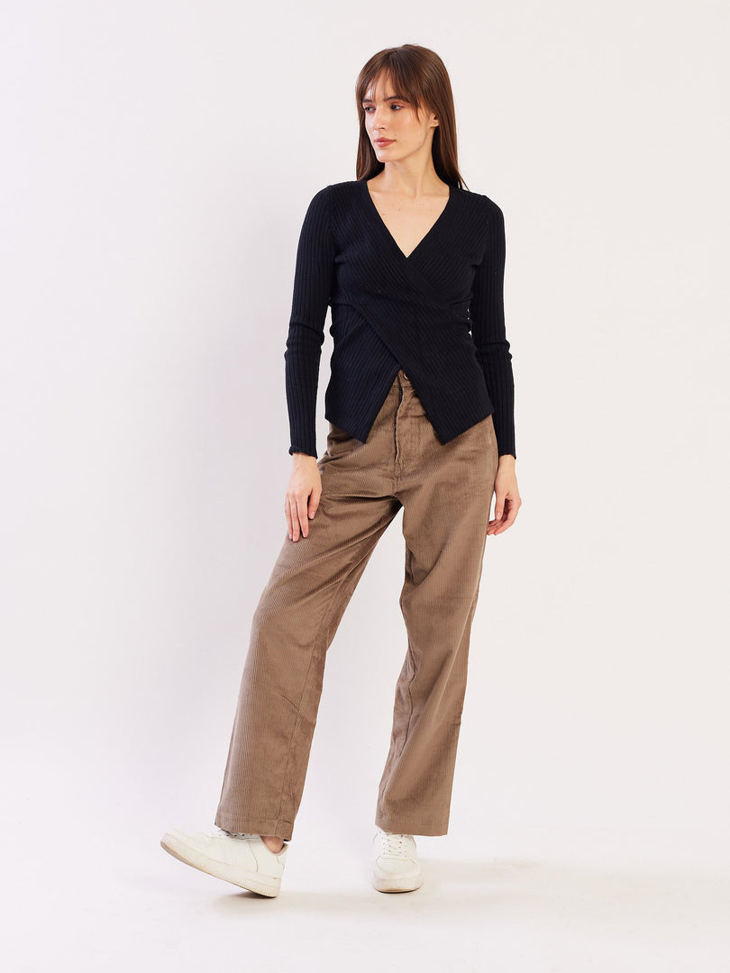 Loose Fit Corduroy Trousers