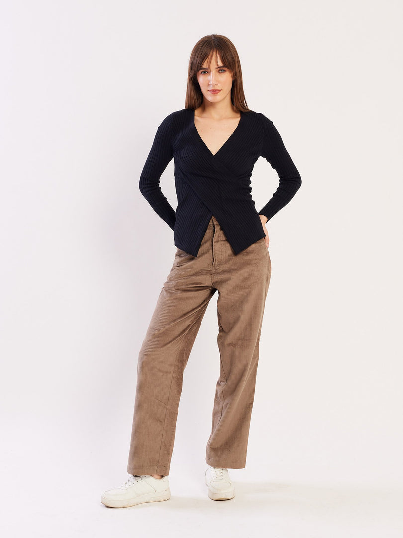 Loose Fit Corduroy Trousers