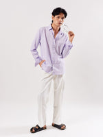 Load image into Gallery viewer, Lilac Linen Shirt
