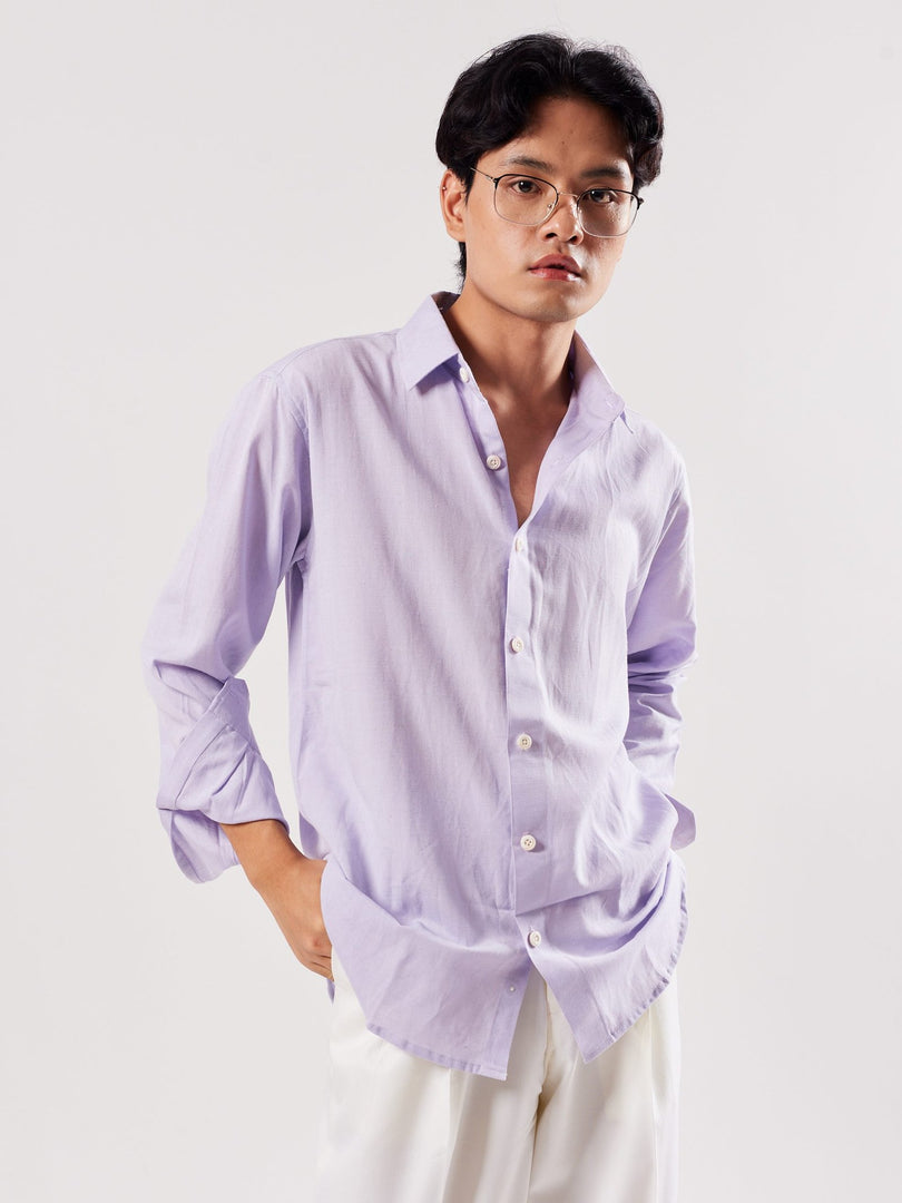 Lilac Linen Shirt