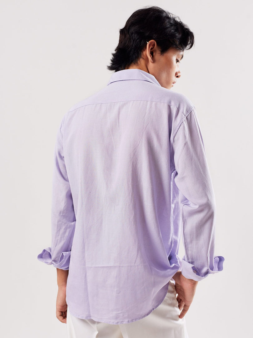 Lilac Linen Shirt