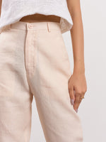 Load image into Gallery viewer, Peach Linen Trousers
